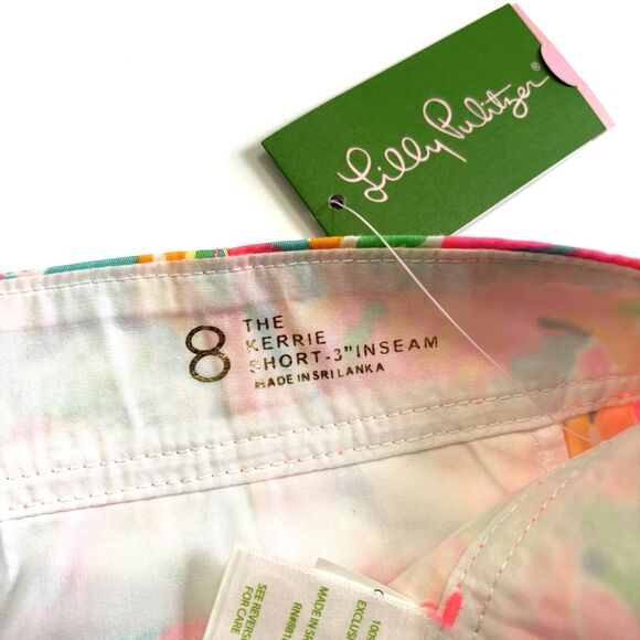 Lilly Pulitzer The Kerrie Shorts Women's Size 8 NEW Coral Reef Island Seacret - Picture 3 of 7